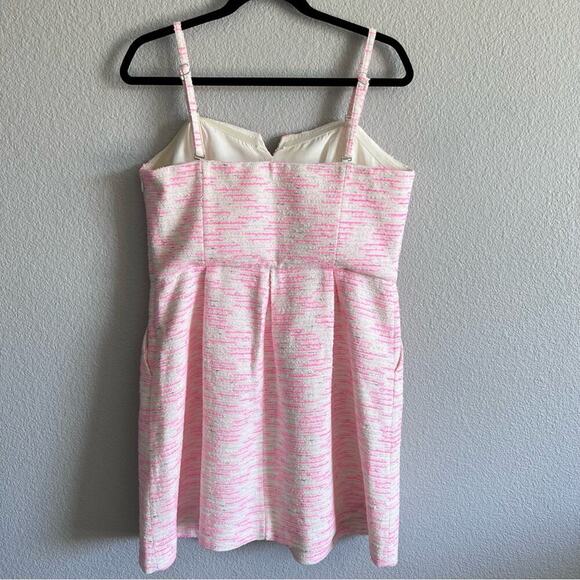 Moulinette Soeurs Pasteque Tweed Strapless Dress - Picture 7 of 14